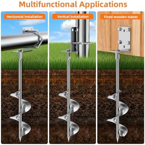 Earth anchor multifunctional applications